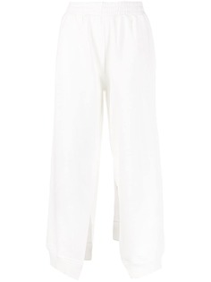 Mm6 Maison Margiela спортивные брюки с разрезами