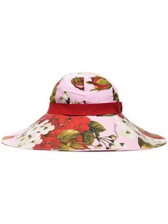 Dolce & Gabbana шляпа с цветочным принтом