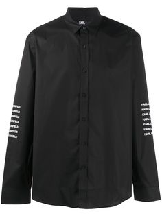 Karl Lagerfeld рубашка с логотипом