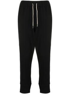 Jil Sander спортивные брюки с низким шаговым швом