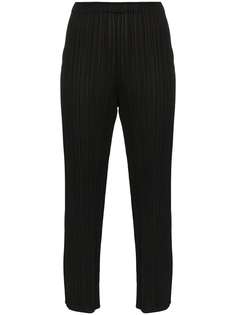 Pleats Please Issey Miyake укороченные плиссированные брюки