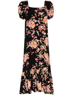 byTiMo платье миди с цветочным принтом