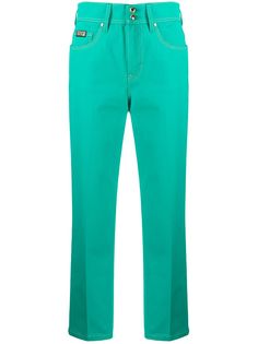 Versace Jeans Couture укороченные джинсы прямого кроя