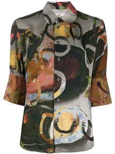 Vivienne Westwood приталенная рубашка с принтом