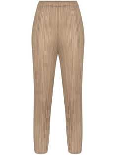Pleats Please Issey Miyake укороченные плиссированные брюки