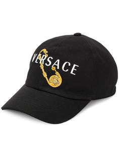 Versace бейсболка с вышитым логотипом