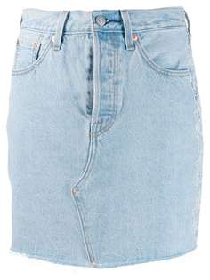 Levis джинсовая юбка с цветочной вышивкой Levis®