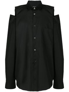 Comme Des Garçons Homme Plus рубашка с вырезами