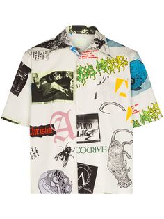 Aries рубашка Thrasher с принтом