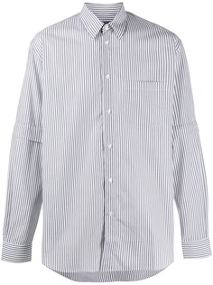 Stella McCartney detachable sleeves striped shirt