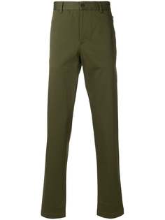 Emporio Armani прямые брюки с карманами на молнии