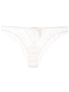 Fleur Du Mal Gardenia lace thong