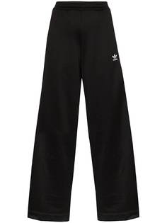 adidas широкие спортивные брюки с кружевными вставками