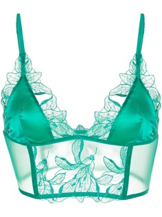 Fleur Du Mal Lily Long Lined triangle bra