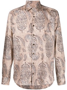 Etro рубашка с принтом пейсли