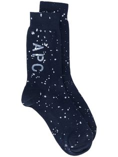 A.P.C. носки в мелкую точку