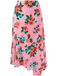 Essentiel Antwerp юбка асимметричного кроя с цветочным принтом