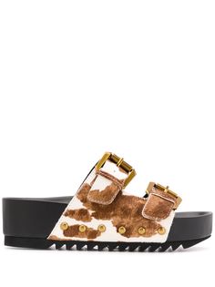 Kurt Geiger London фактурные сандалии Deven