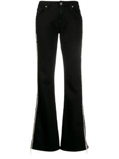 John Richmond Brigitte stud-embellished flared jeans