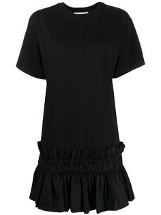 See by Chloé платье с оборками на подоле