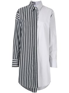 Strateas Carlucci платье-рубашка с контрастной вставкой