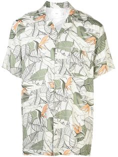 Onia рубашка Vacation с принтом Bird Of Paradise