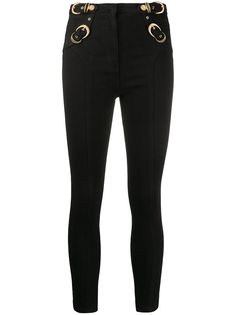 Versace Jeans Couture джинсы скинни с пряжками на поясе
