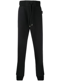 Versace Jeans Couture спортивные брюки с логотипом металлик