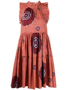 Ulla Johnson платье Tamsin с абстрактным принтом