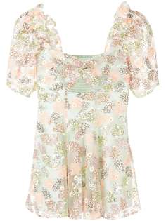 Alice McCall платье с цветочным принтом и оборками