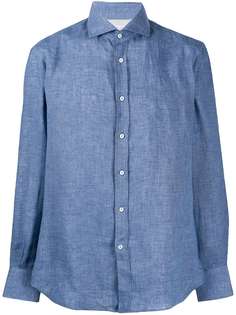 Brunello Cucinelli рубашка из ткани шамбре