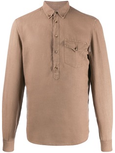 Brunello Cucinelli однотонная рубашка