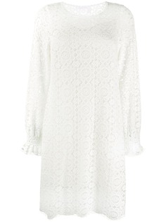 See by Chloé платье-трапеция с цветочной вышивкой
