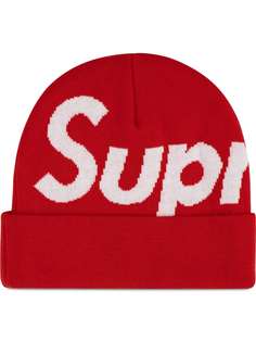Supreme шапка бини с логотипом