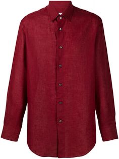 Brioni рубашка с длинными рукавами