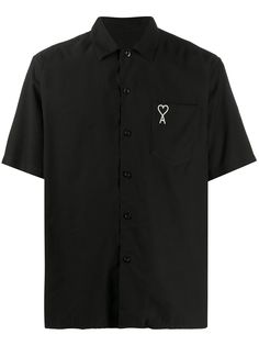 Ami Paris рубашка с короткими рукавами и логотипом