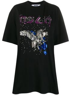 MSGM платье с пайетками