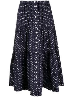 Marc Jacobs ярусная юбка миди