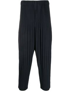 Homme Plissé Issey Miyake плиссированные брюки кроя слим