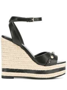 Versace Medusa high-wedge sandals