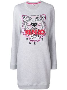 Kenzo платье-толстовка Tiger