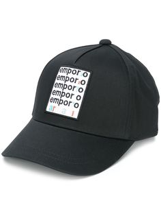 Emporio Armani кепка с нашивкой-логотипом