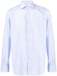 Canali рубашка в тонкую полоску