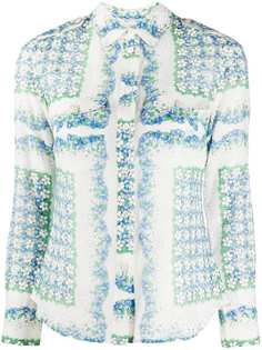 Tory Burch блузка с цветочным принтом