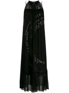 McQ Alexander McQueen платье без рукавов с надписью