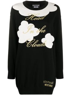 Boutique Moschino трикотажное платье-джемпер