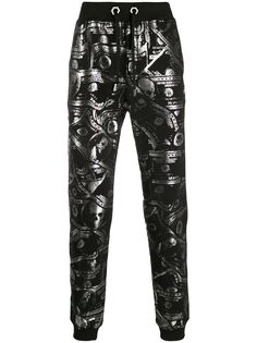 Philipp Plein спортивные брюки с принтом