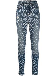Philipp Plein джинсы скинни с брызгами краски