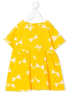 Bobo Choses bow-print flared dress