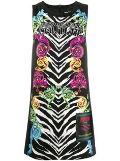 Versace Jeans Couture платье без рукавов с принтом